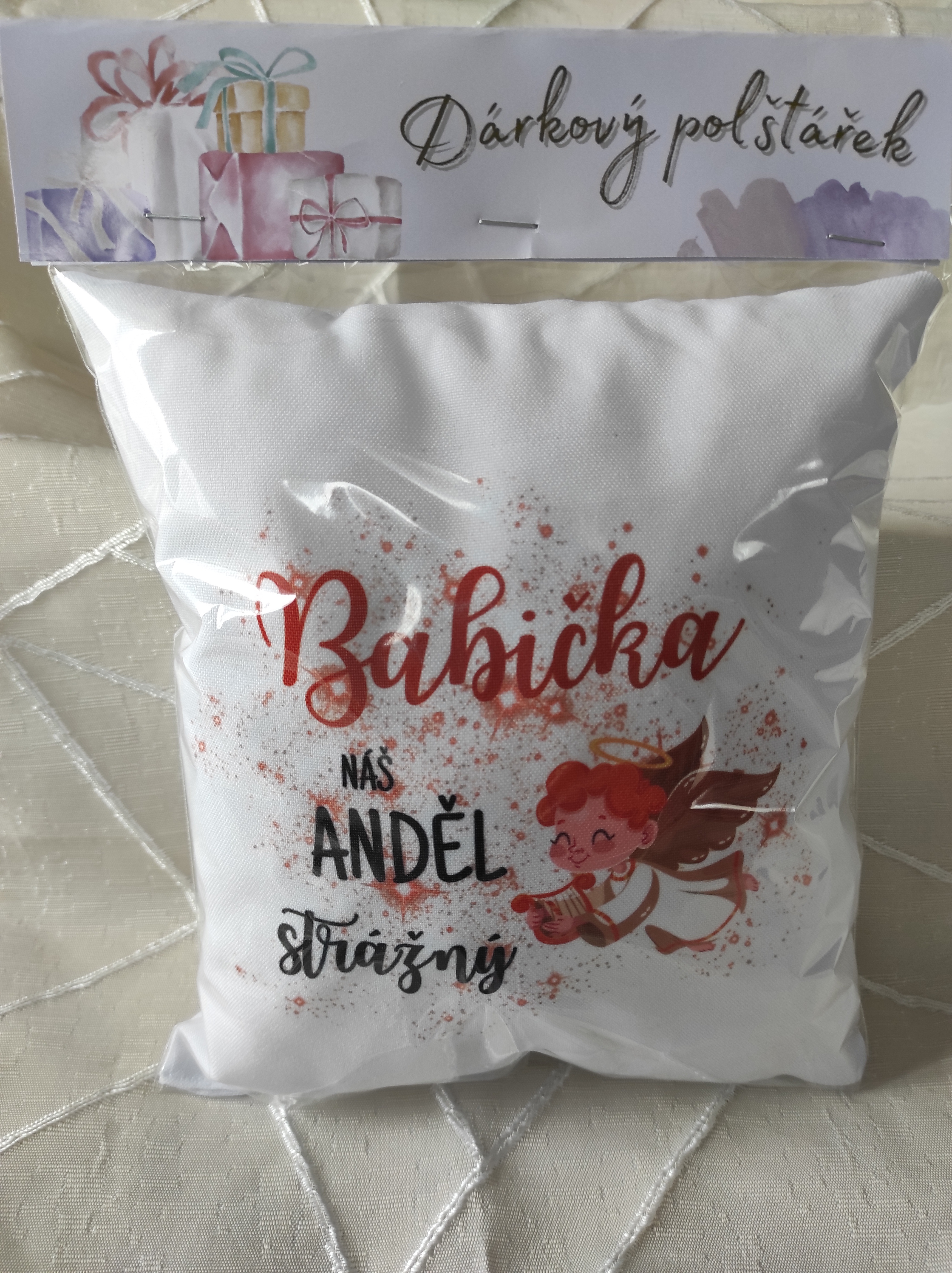 Dárkový polštářek Babička