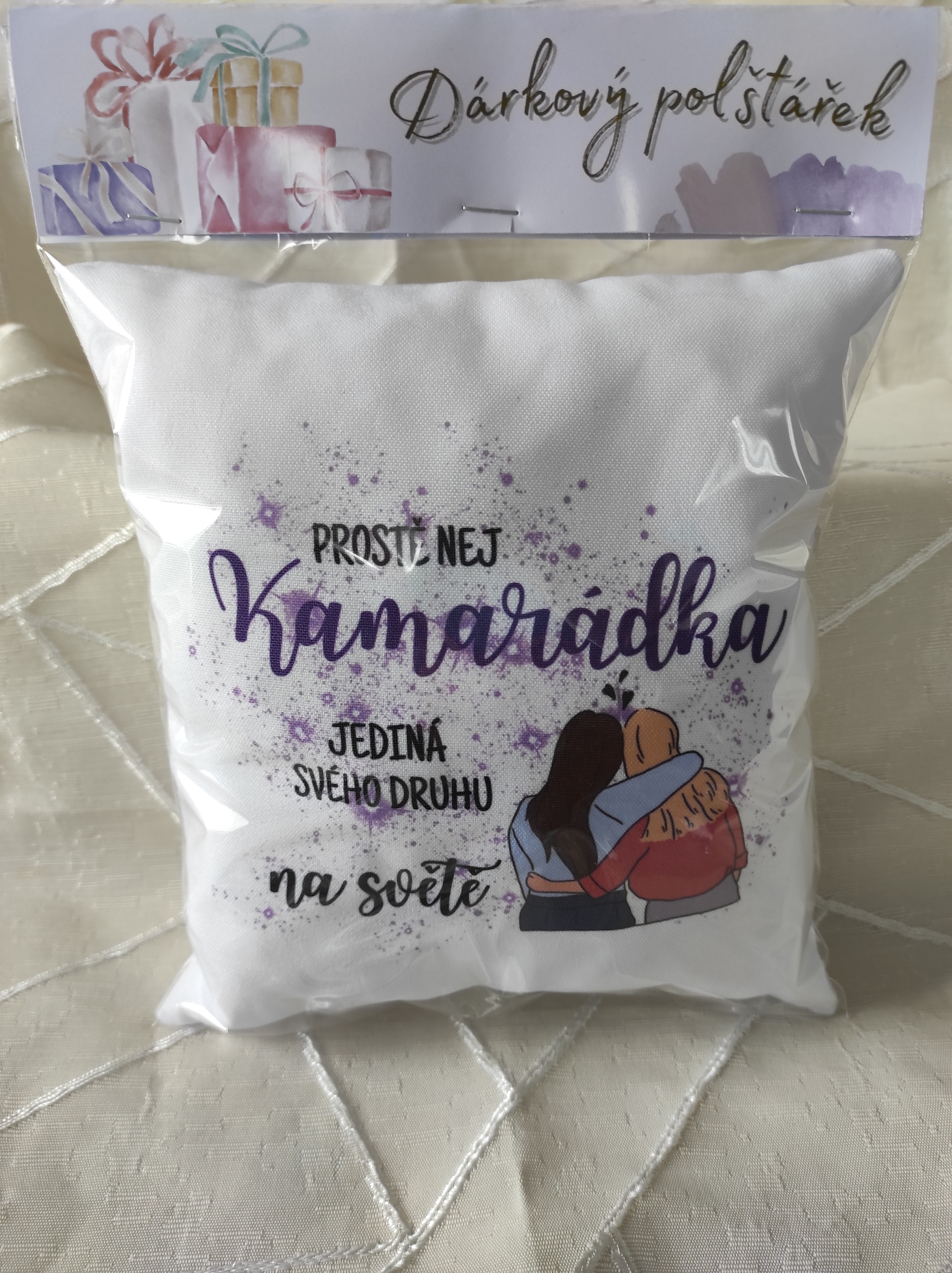 Dárkový polštářek Kamarádka